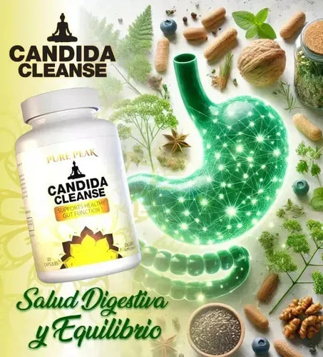 Candida Cleanse - Detox Intestinal Natural (60 cápsulas)